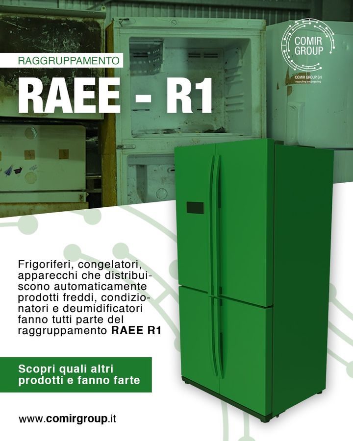 RAEE - R1

I rifiuti posso essere divisi in 5 categorie