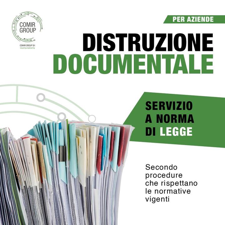Distruzione Documentale ❌

Per smaltire #documenti aziendali contenenti dati sensibili occorre
